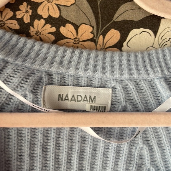 NAADAM Blue Fisherman Layered Sweater in blue size XS - Picture 6 of 7